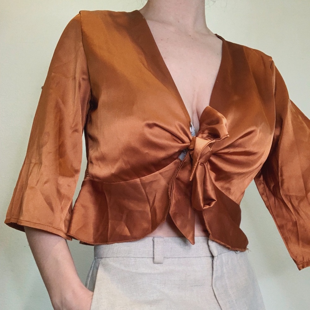 Silky blouse